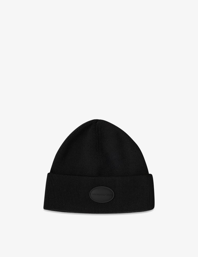 Alexander Wang Berretto a coste logo  - immagine 2