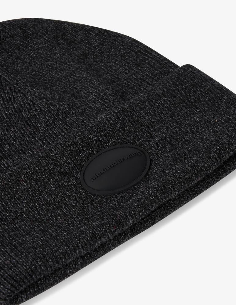 rinascente Alexander Wang Ribbed beanie logo
