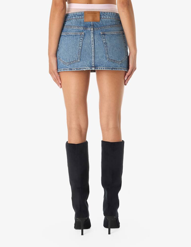 rinascente Alexander Wang Minigonna hotfix mesh undie prestyle