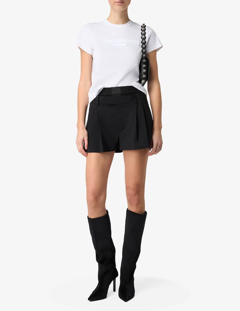 rinascente Alexander Wang Pleated shorts with boxer
