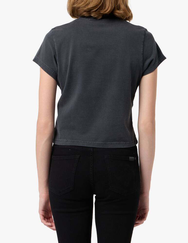 rinascente Alexander Wang Shrunken logo t-shirt