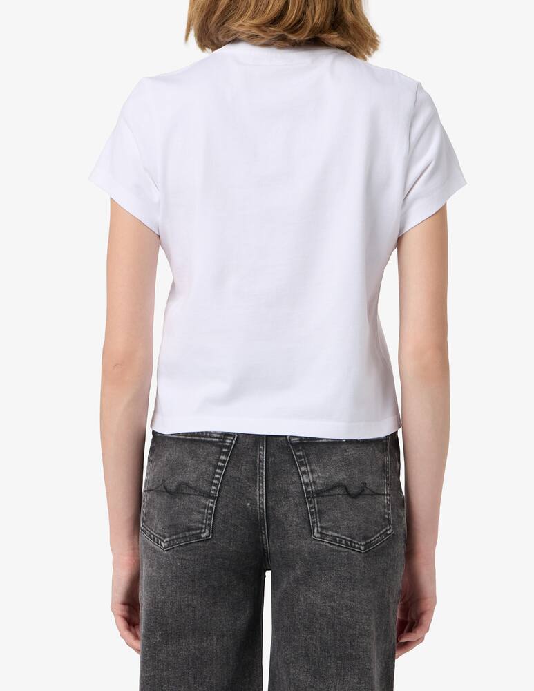 rinascente Alexander Wang Shrunken logo t-shirt