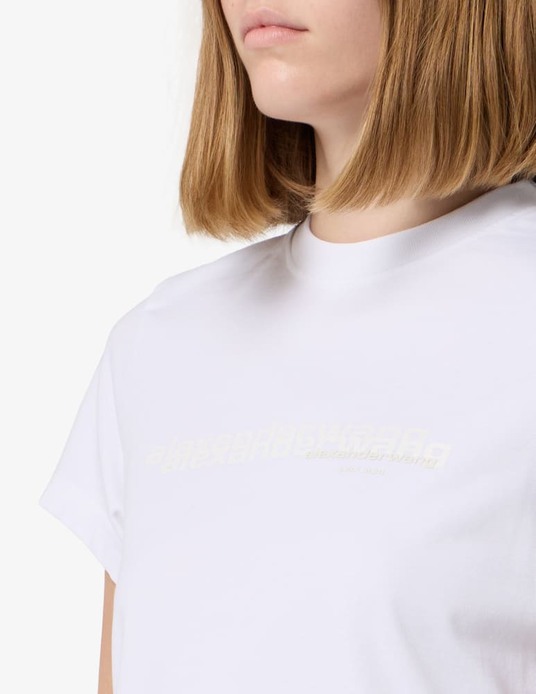 Alexander Wang Shrunken logo t-shirt - picture 4 Alexander Wang Shrunken logo t-shirt - picture 4