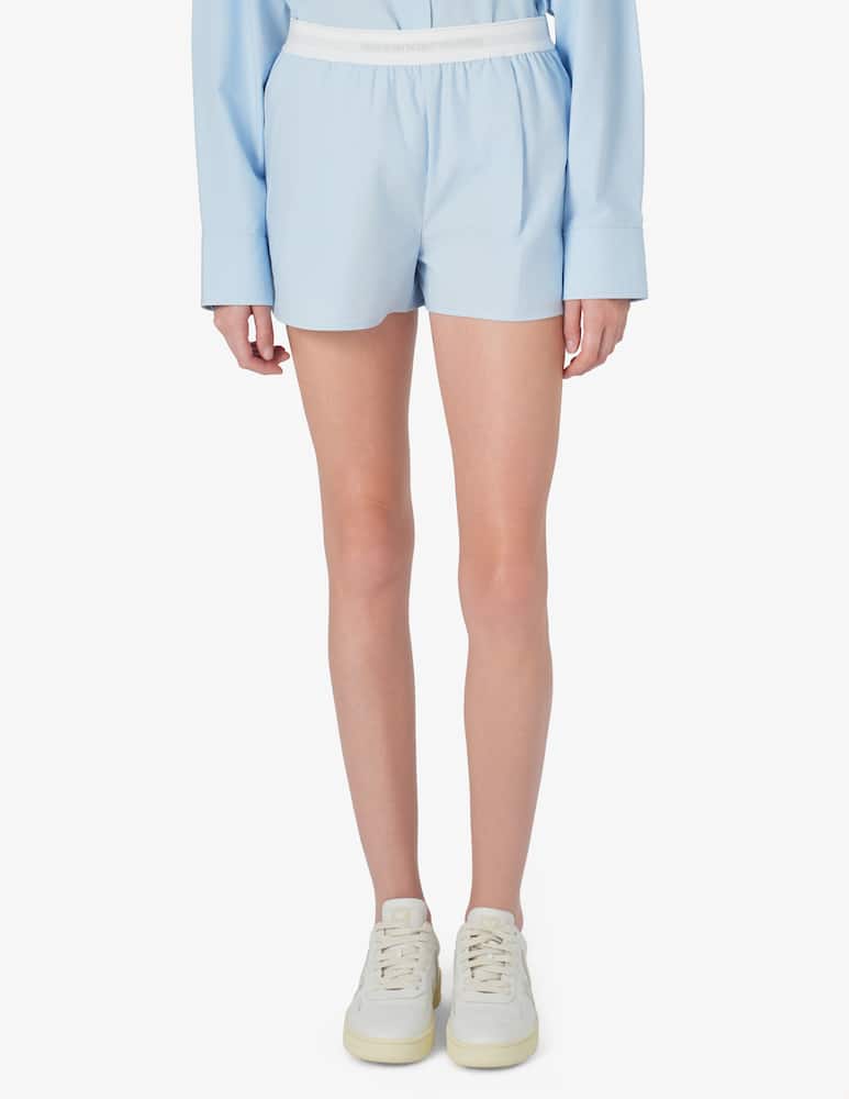 rinascente Alexander Wang Short con elastico logo