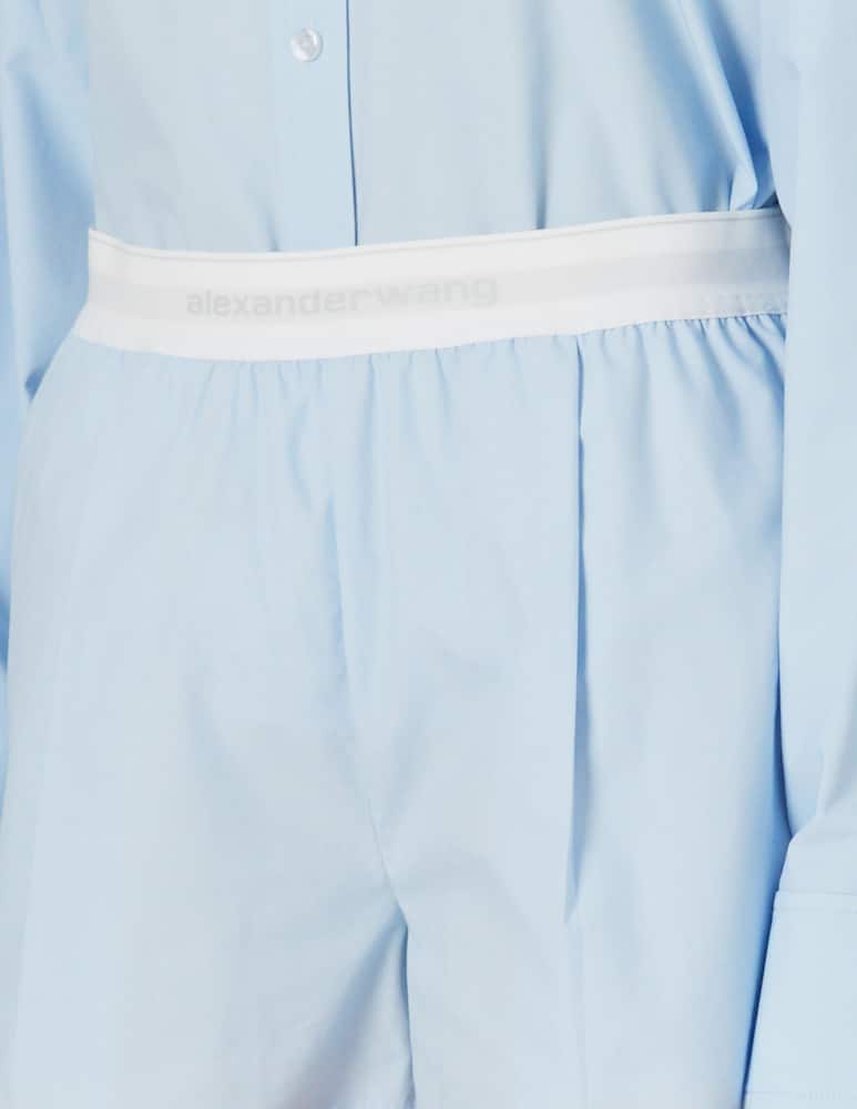 rinascente Alexander Wang Short con elastico logo