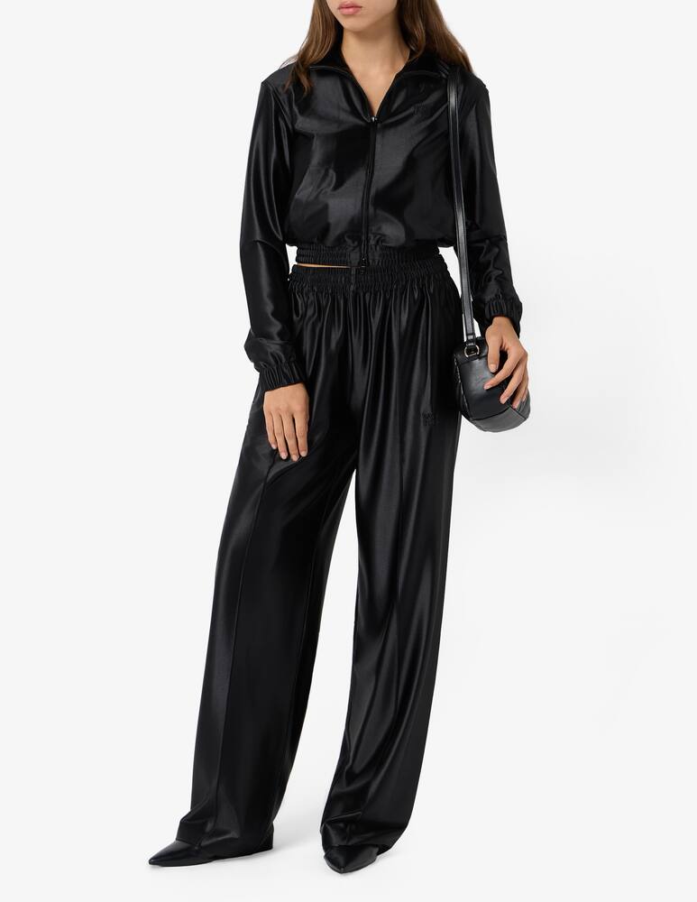 rinascente Alexander Wang Giacca zip corta Shrunken