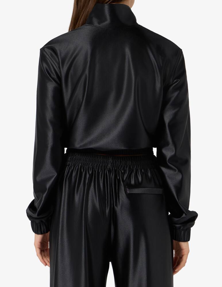 rinascente Alexander Wang Giacca zip corta Shrunken