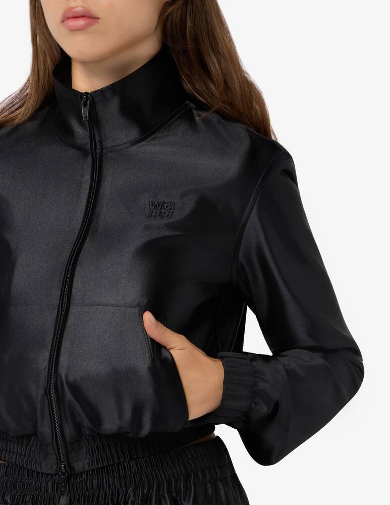 rinascente Alexander Wang Giacca zip corta Shrunken