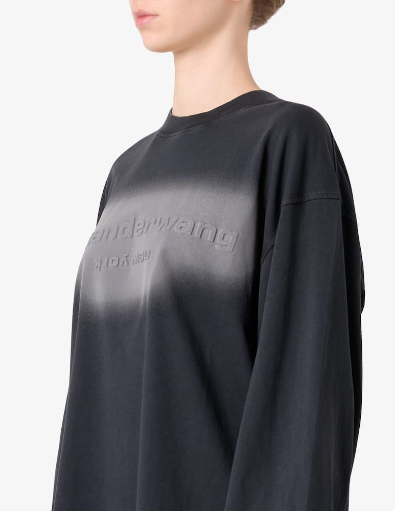 rinascente Alexander Wang Maglietta a manica lunga con logo