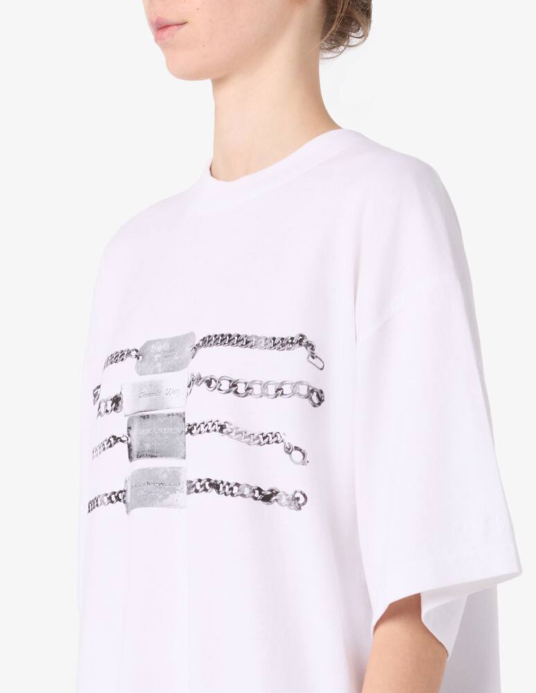 rinascente Alexander Wang Chain graphic t-shirt