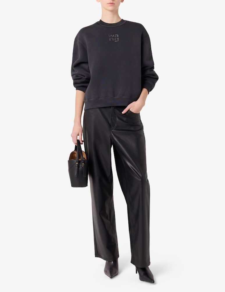 rinascente Alexander Wang Crewneck sweatshirt w/ logo