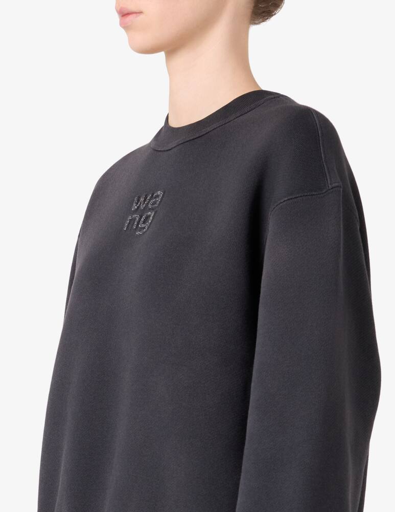 rinascente Alexander Wang Crewneck sweatshirt w/ logo