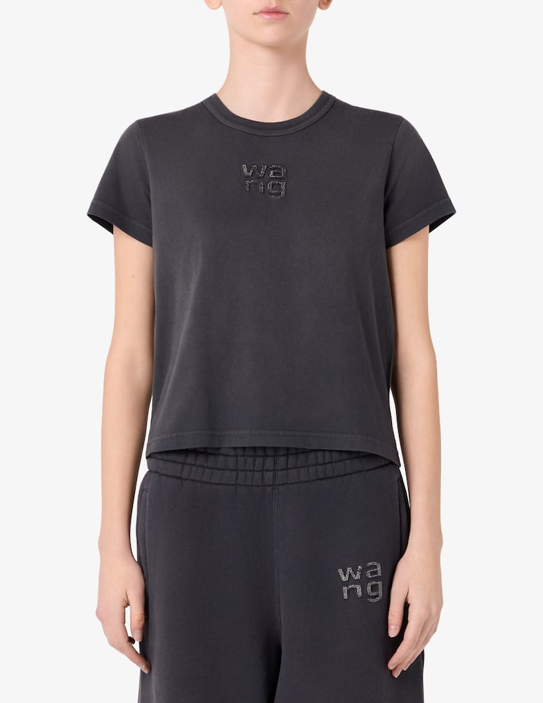 Alexander Wang Shrunken t-shirt with logo - picture 1 Alexander Wang Shrunken t-shirt with logo - picture 1
