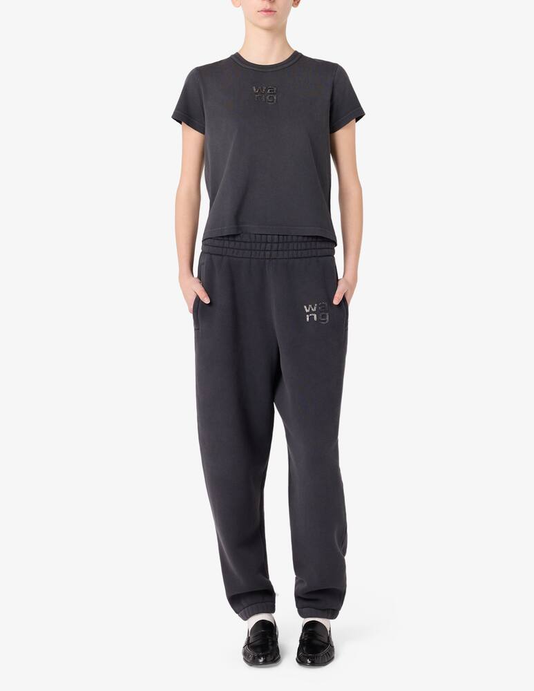 rinascente Alexander Wang Shrunken t-shirt with logo