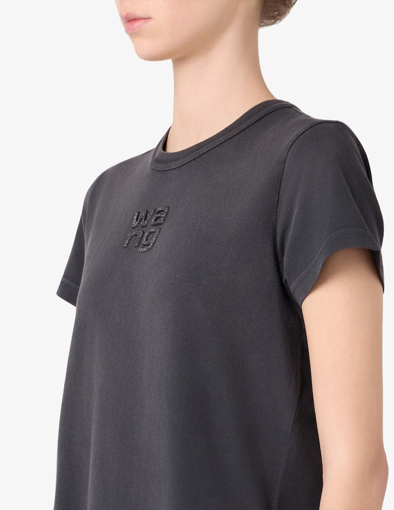 Alexander Wang Shrunken t-shirt with logo - picture 4 Alexander Wang Shrunken t-shirt with logo - picture 4