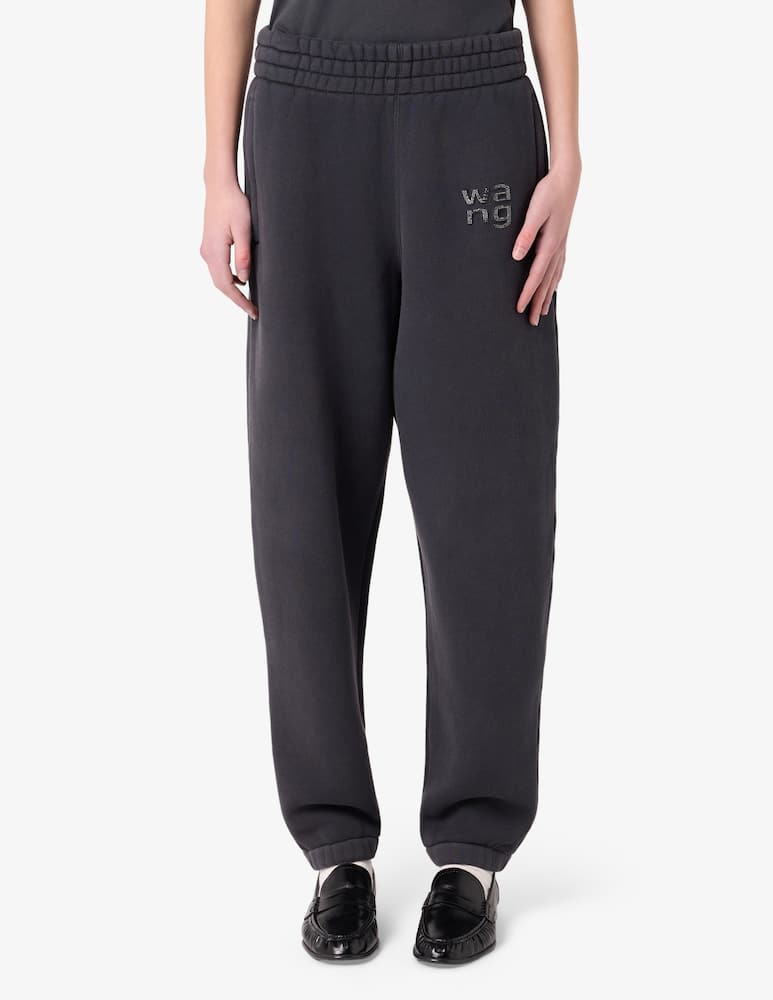 rinascente Alexander Wang Hotfix logo sweatpants