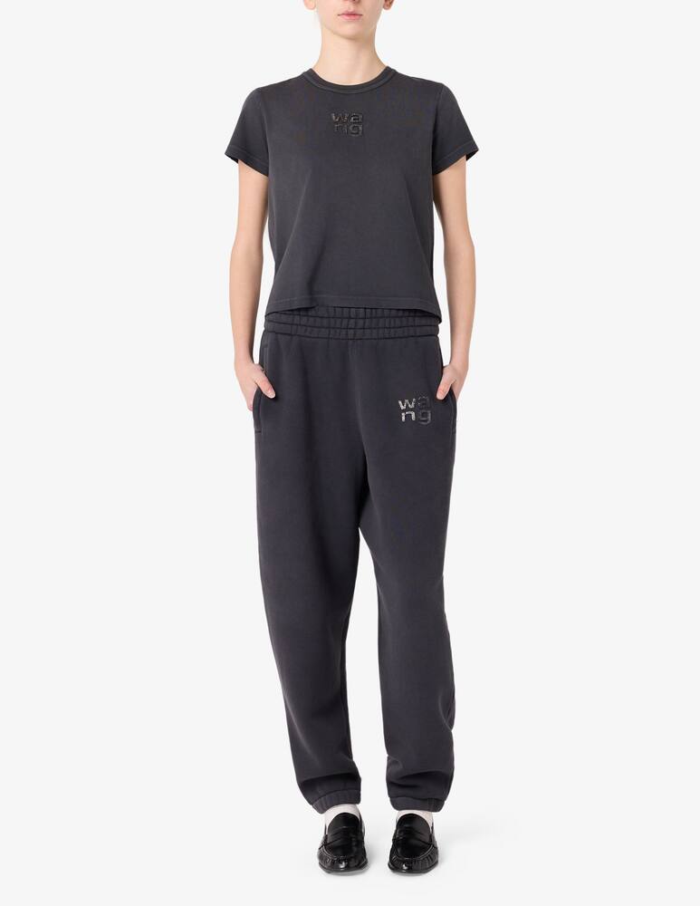 rinascente Alexander Wang Hotfix logo sweatpants