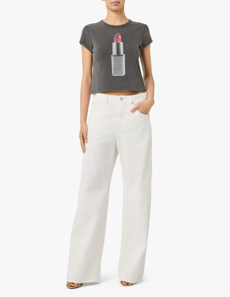 rinascente Alexander Wang Lipstick graphic t-shirt