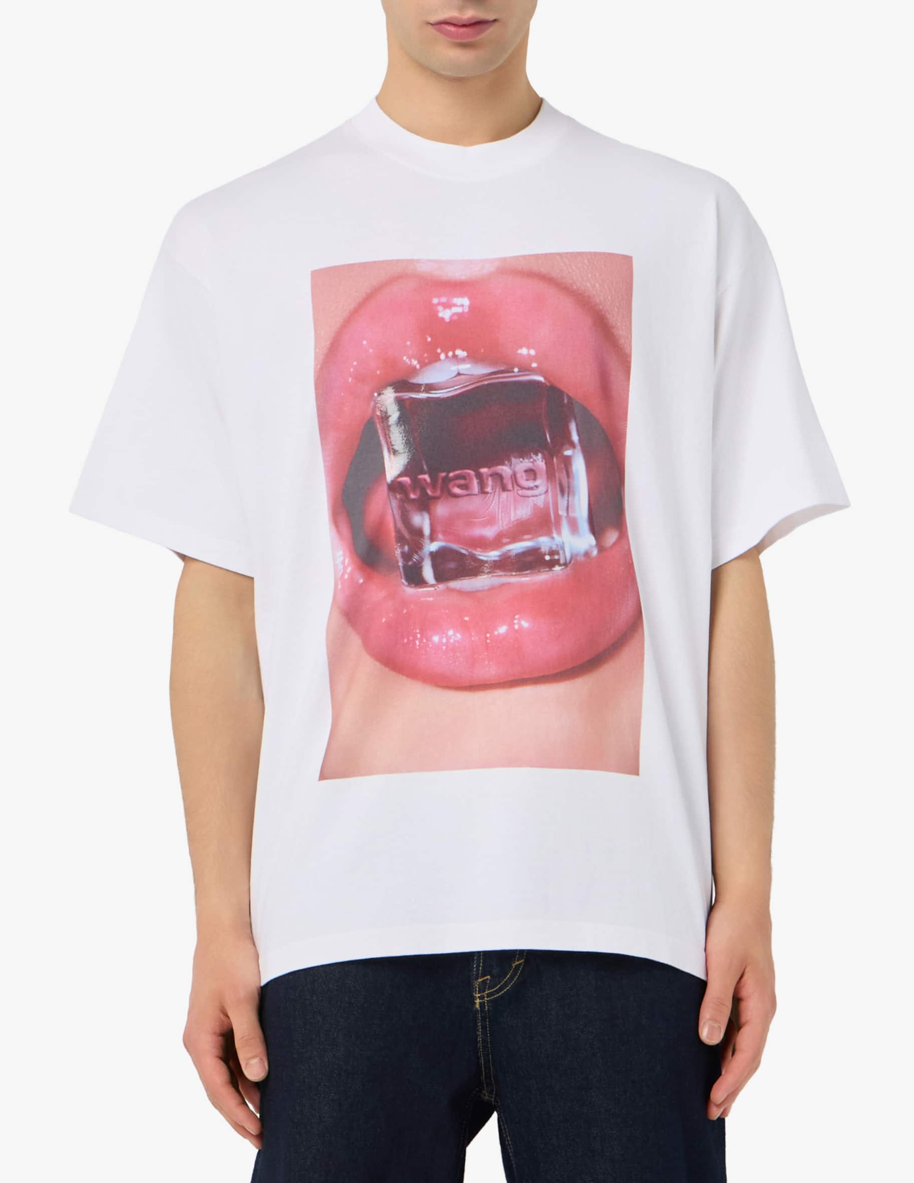Shop Alexander Wang Ice cube graphic t-shirt on Rinascente
