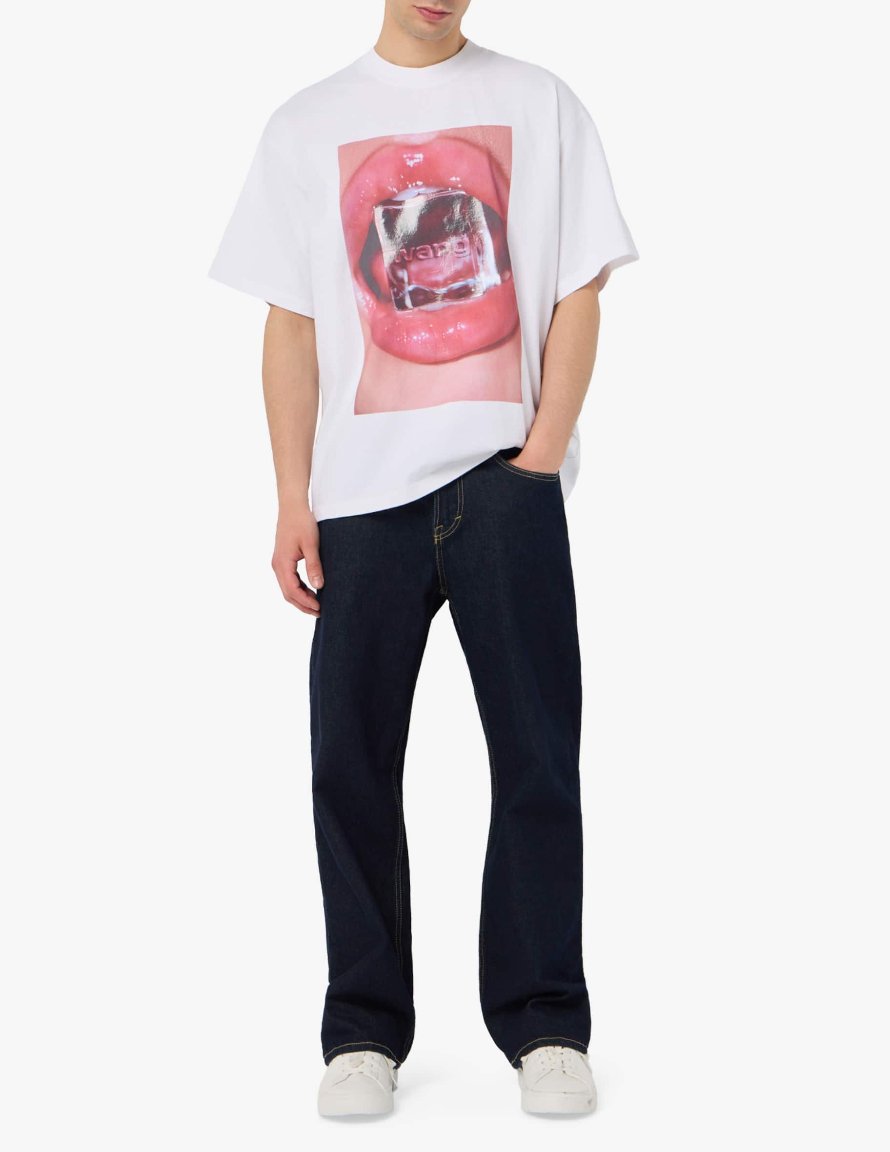 Shop Alexander Wang Ice cube graphic t-shirt on Rinascente