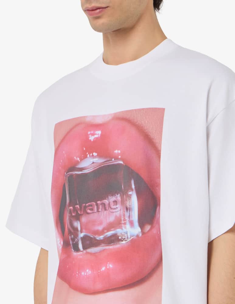 rinascente Alexander Wang Ice cube graphic t-shirt