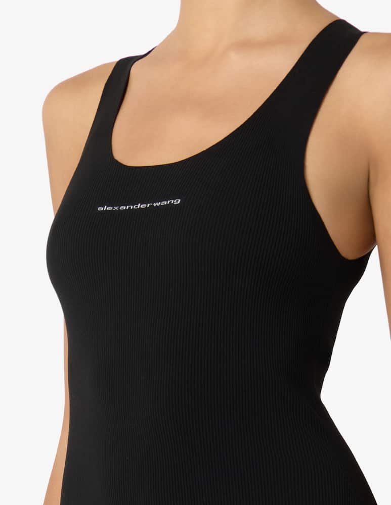 Alexander Wang Racer tank mini dress with logo - picture 4 Alexander Wang Racer tank mini dress with logo - picture 4