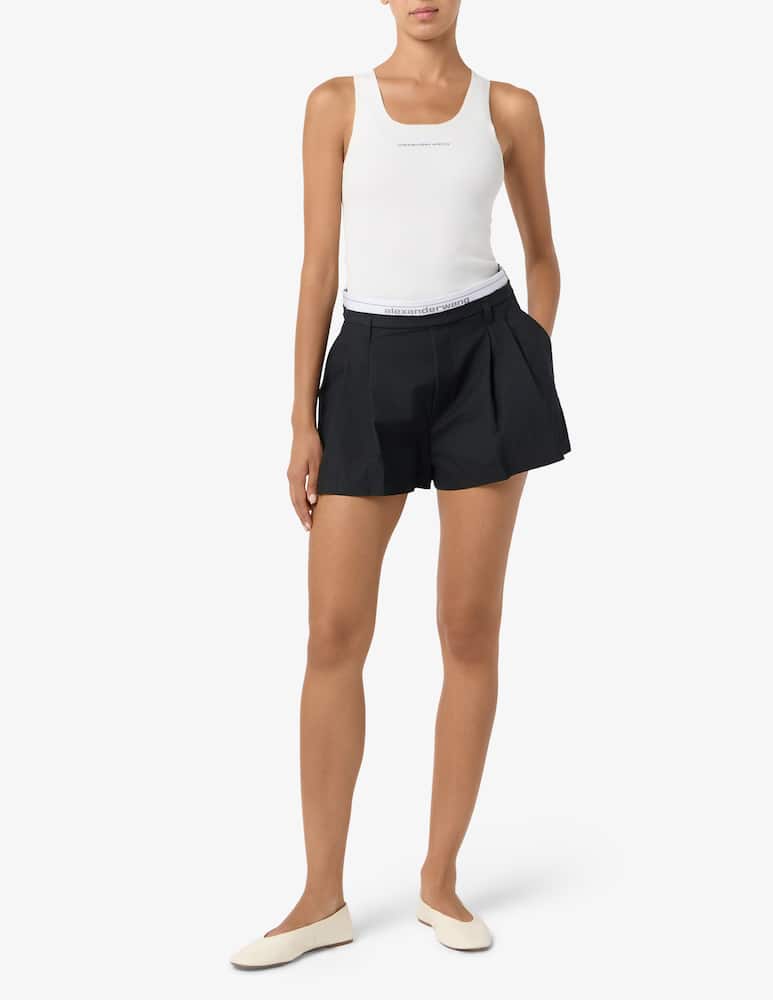 Alexander Wang Shorts a vita alta con logo - immagine 2 Alexander Wang Shorts a vita alta con logo - immagine 2
