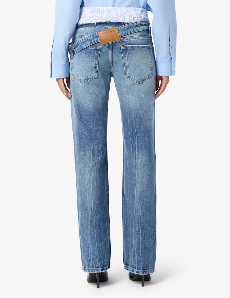 Alexander Wang Jeans slim con fascia boxer - immagine 3 Alexander Wang Jeans slim con fascia boxer - immagine 3