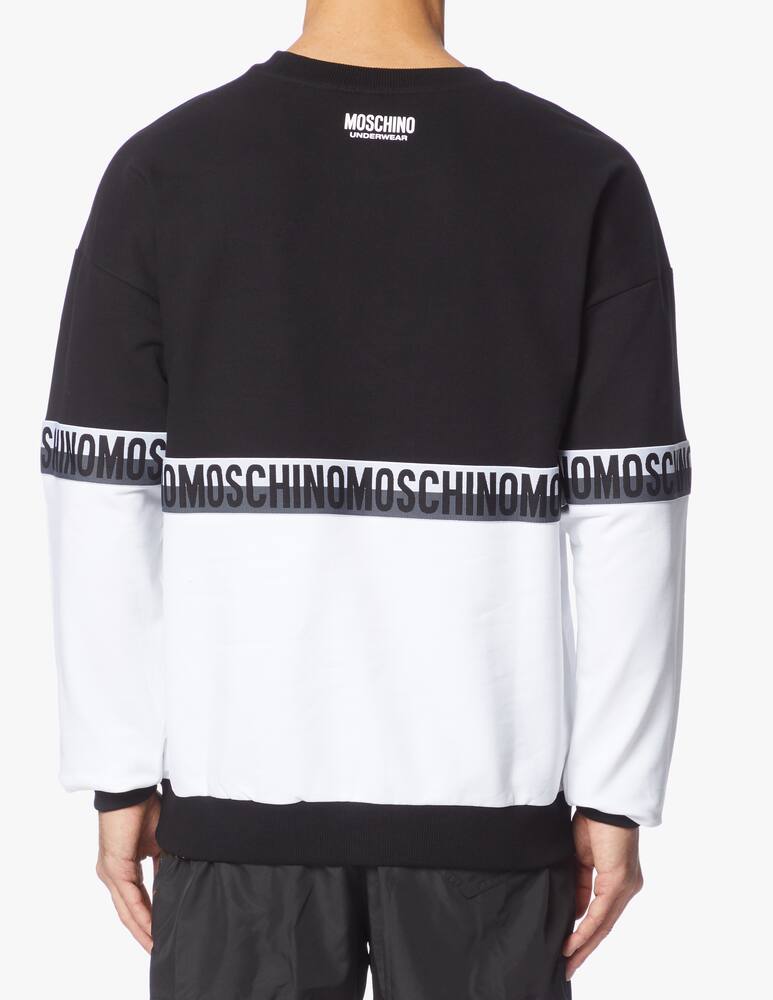 rinascente Moschino Bicolor block sweatshirt pajamas