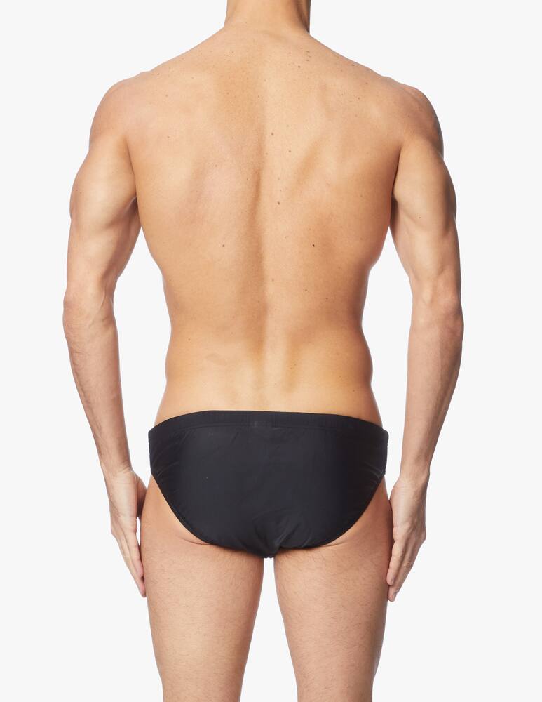 rinascente Moschino Gold mini logo swim brief