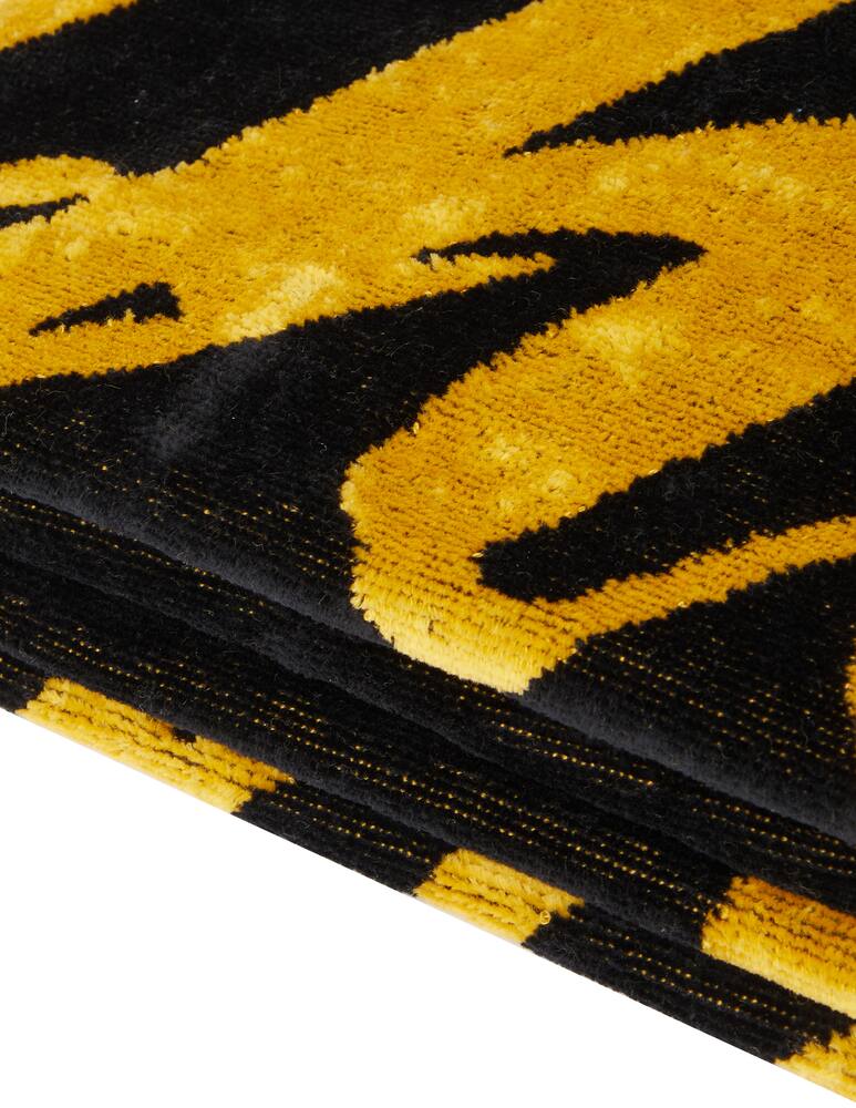 rinascente Moschino Beach towel gold logo