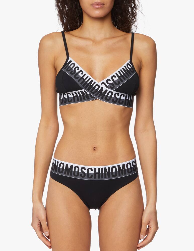 rinascente Moschino Cotton triangle bra