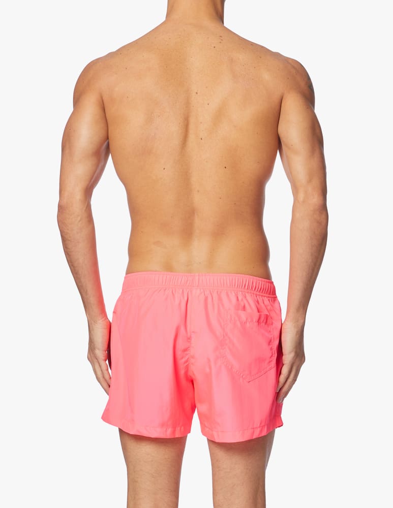 rinascente Moschino Mini logo fluo swim shorts