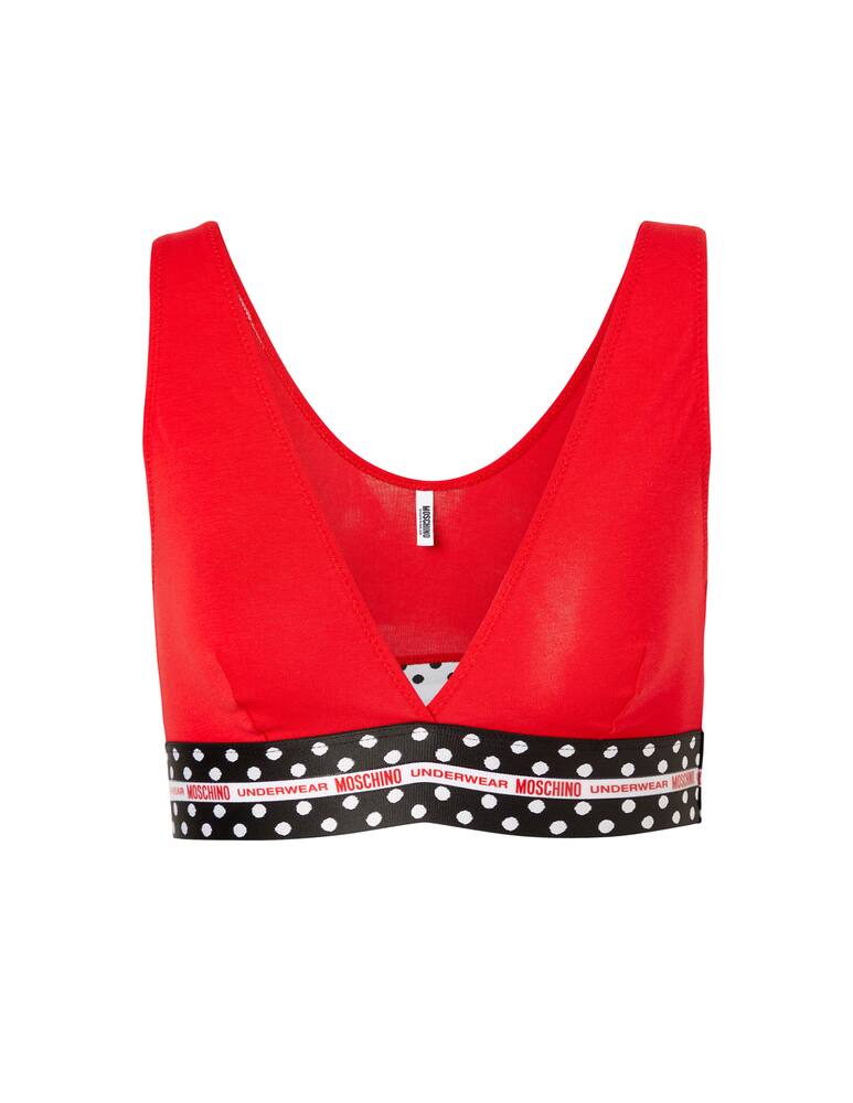 rinascente Moschino Cotton triangle bra