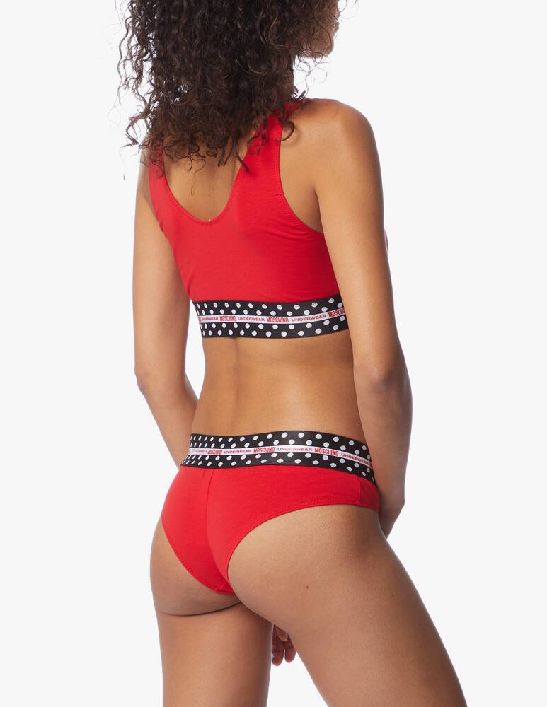 rinascente Moschino Cotton triangle bra