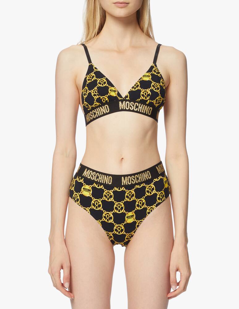 rinascente Moschino Cotton triangle bra