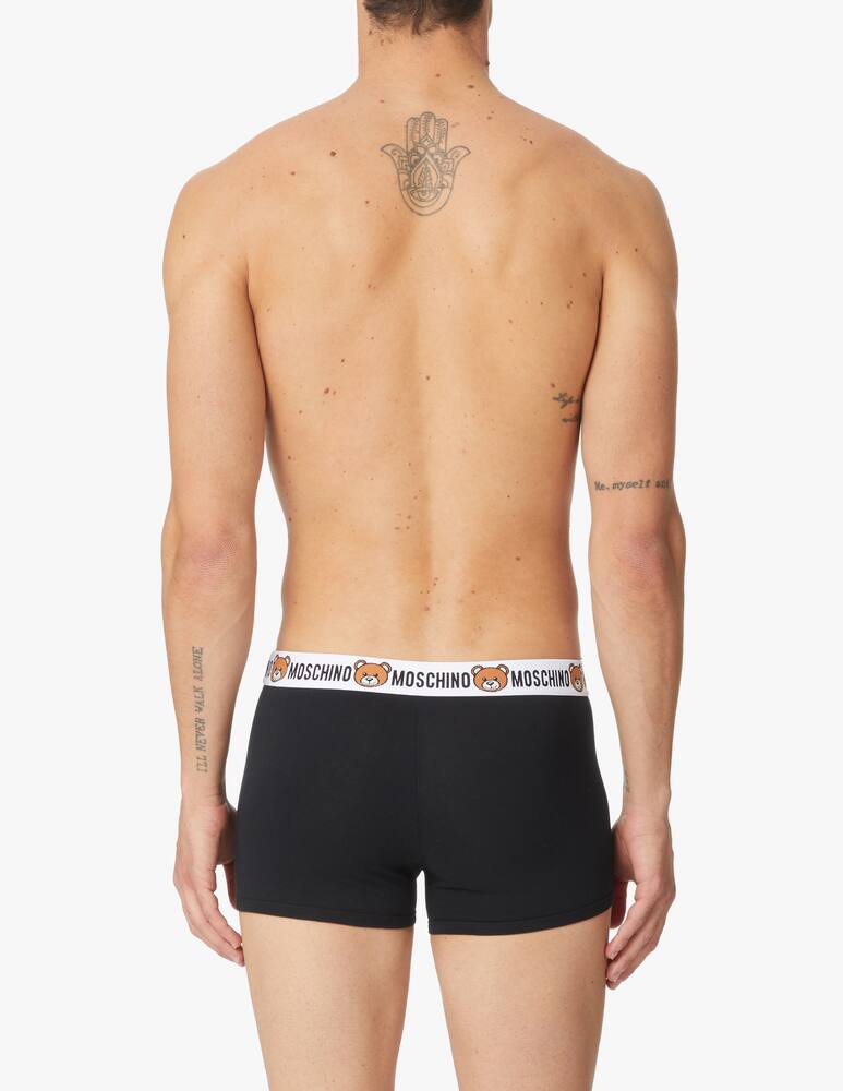 rinascente Moschino Boxer 2pezzi teddy carry over - nero
