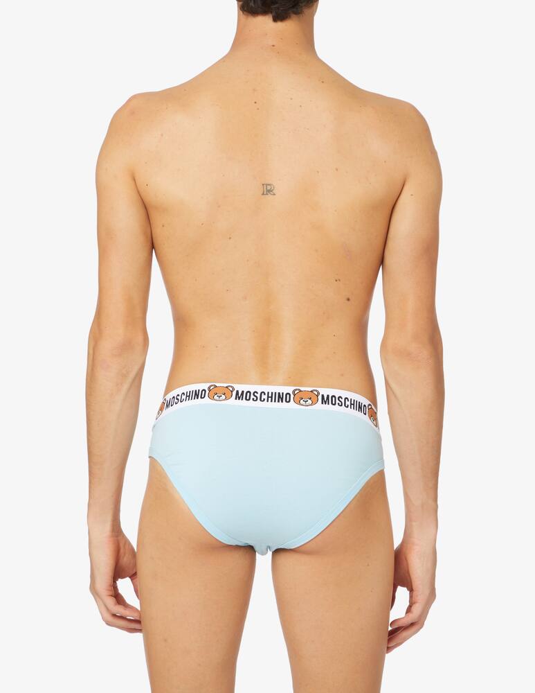 rinascente Moschino Slip 2pezzi teddy carry over - azzurro