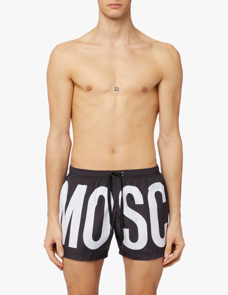 rinascente Moschino Macro logo trunk - black