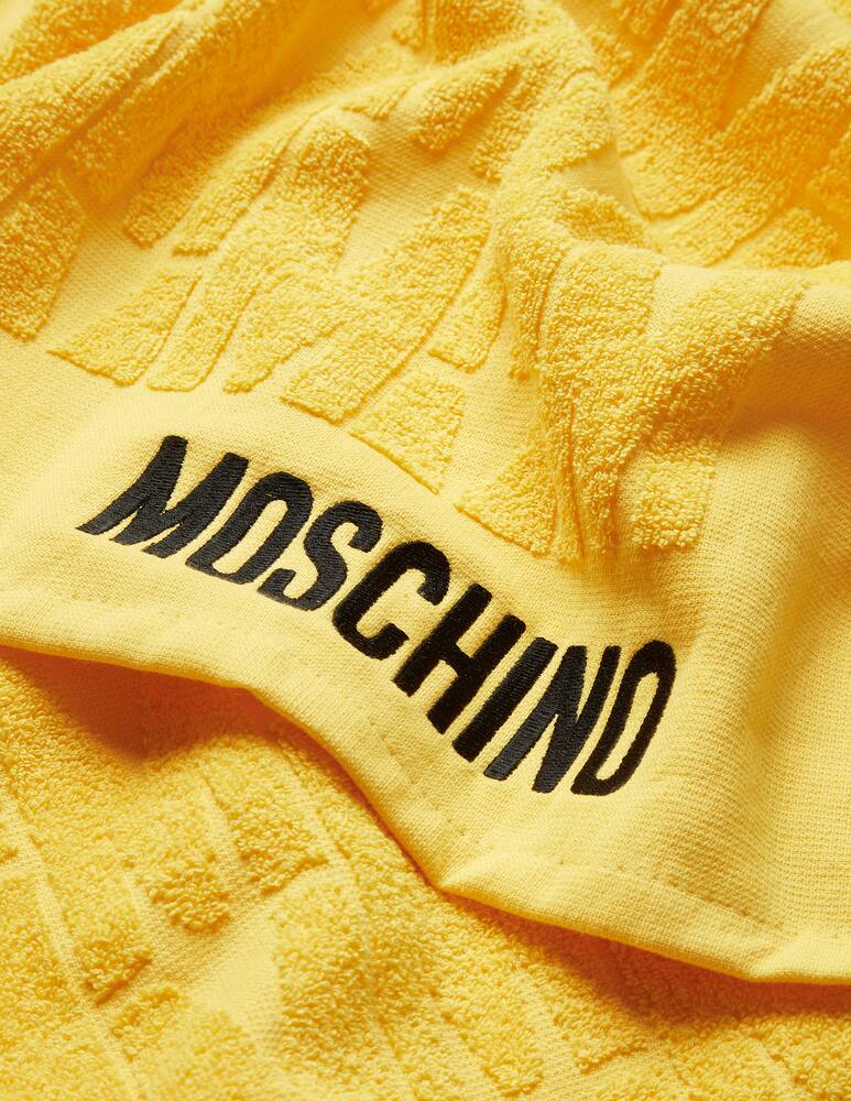 rinascente Moschino Big beach towel - yellow