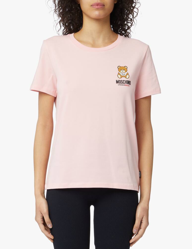 rinascente Moschino T-shirt in cotone - rosa