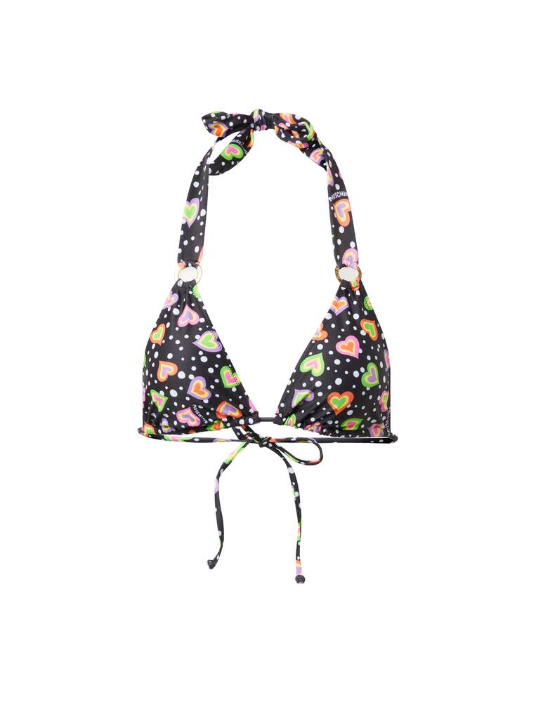 rinascente Moschino Top bikini triangolo - nero