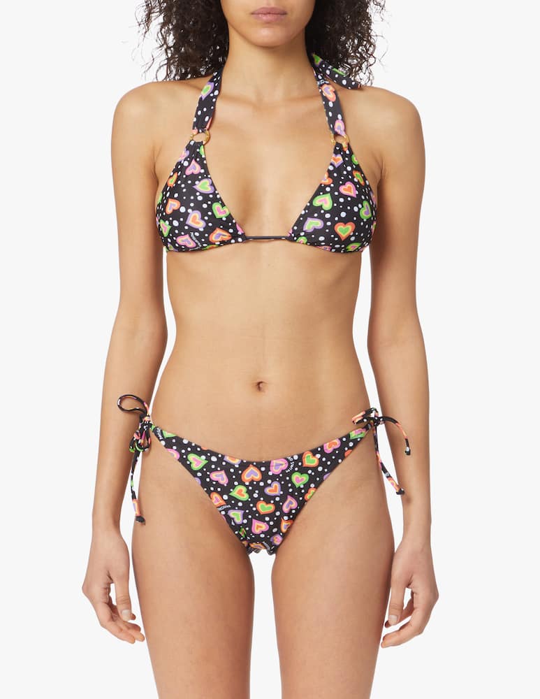 rinascente Moschino Top bikini triangolo - nero