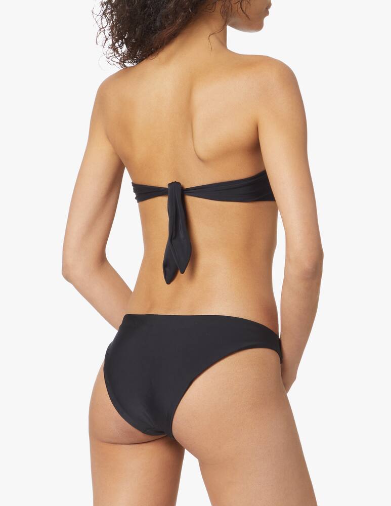 rinascente Moschino Top bikini a fascia - nero
