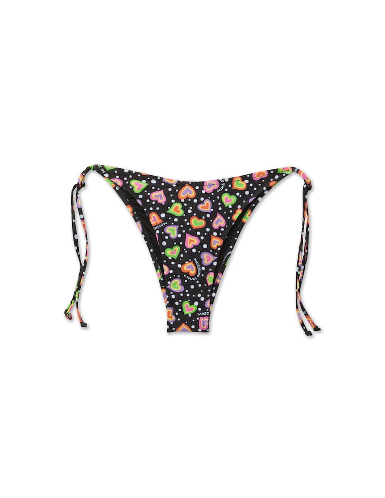 rinascente Moschino Slip bikini con lacci - nero