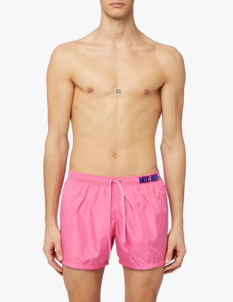 rinascente Moschino Metal logo lettering trunk - violet