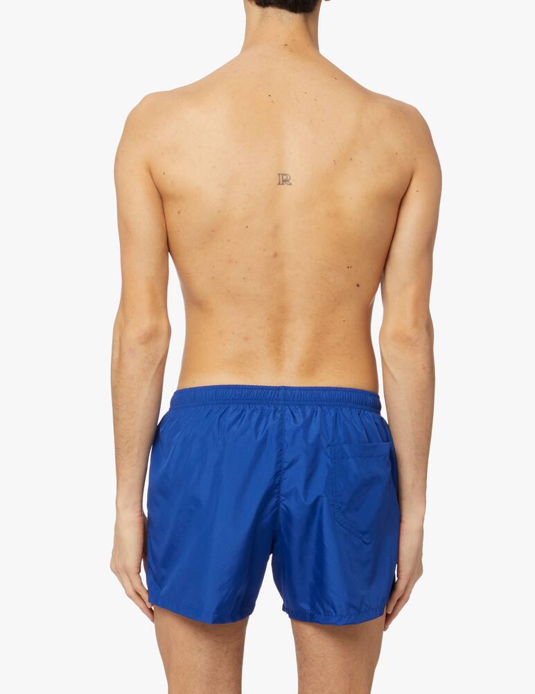 rinascente Moschino Metal logo lettering trunk - blue