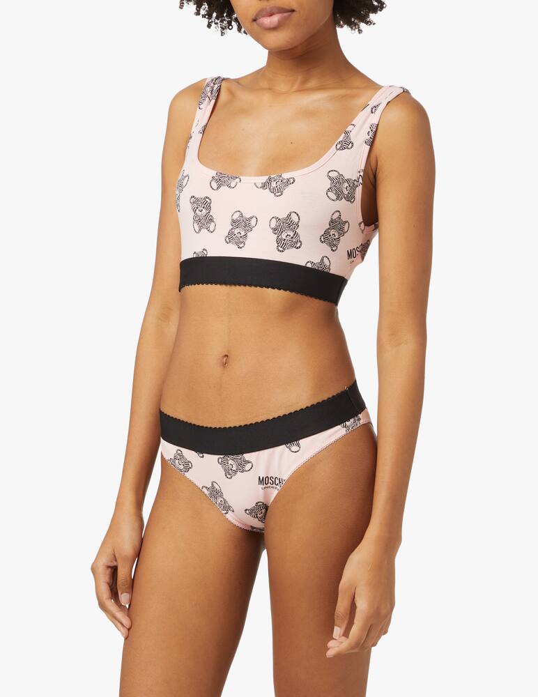 rinascente Moschino Reggiseno fascia - rosa