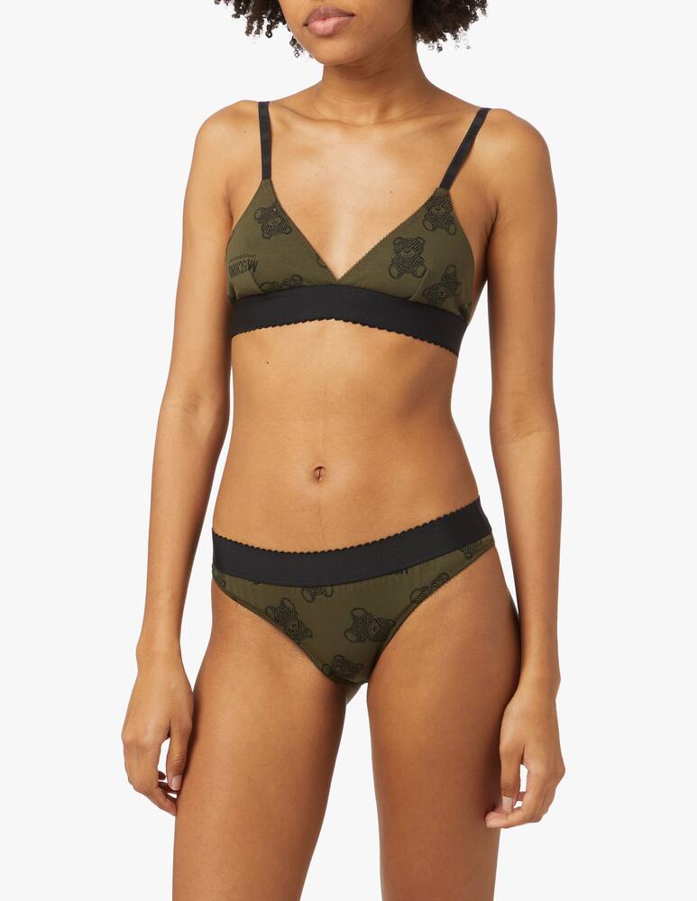 rinascente Moschino Reggiseno triangolo - oliva