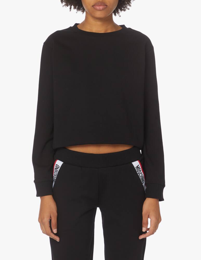 rinascente Moschino Felpa girocollo on cotone - nero